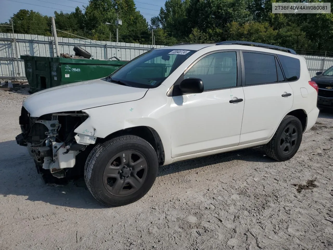 2010 Toyota Rav4 VIN: 2T3BF4DV4AW080081 Lot: 68848734