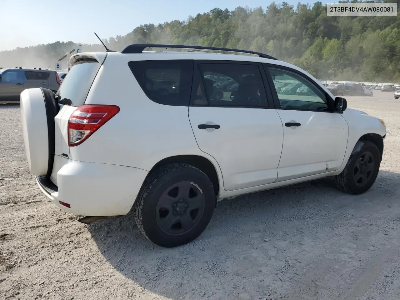 2010 Toyota Rav4 VIN: 2T3BF4DV4AW080081 Lot: 68848734