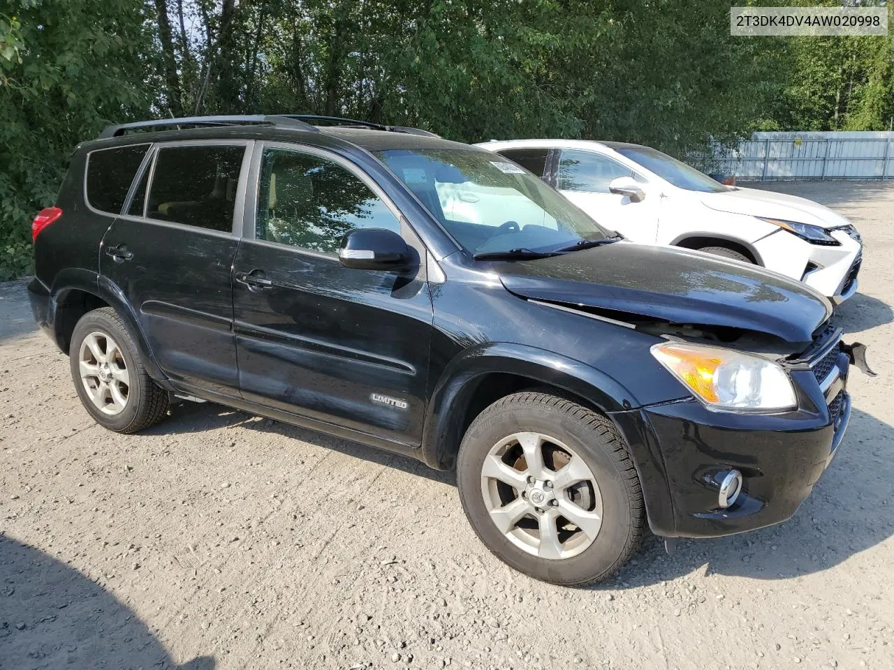 2010 Toyota Rav4 Limited VIN: 2T3DK4DV4AW020998 Lot: 69056904