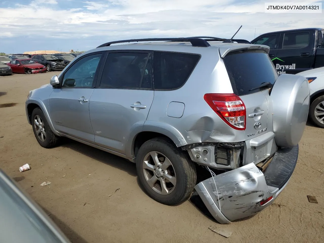 2010 Toyota Rav4 Limited VIN: JTMDK4DV7AD014321 Lot: 70125174