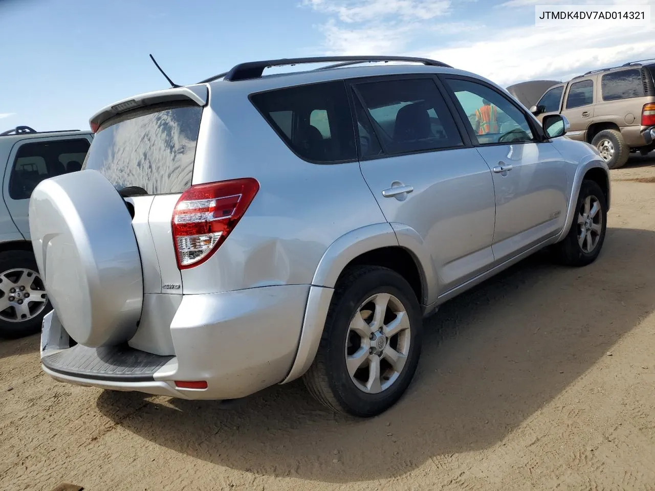 2010 Toyota Rav4 Limited VIN: JTMDK4DV7AD014321 Lot: 70125174