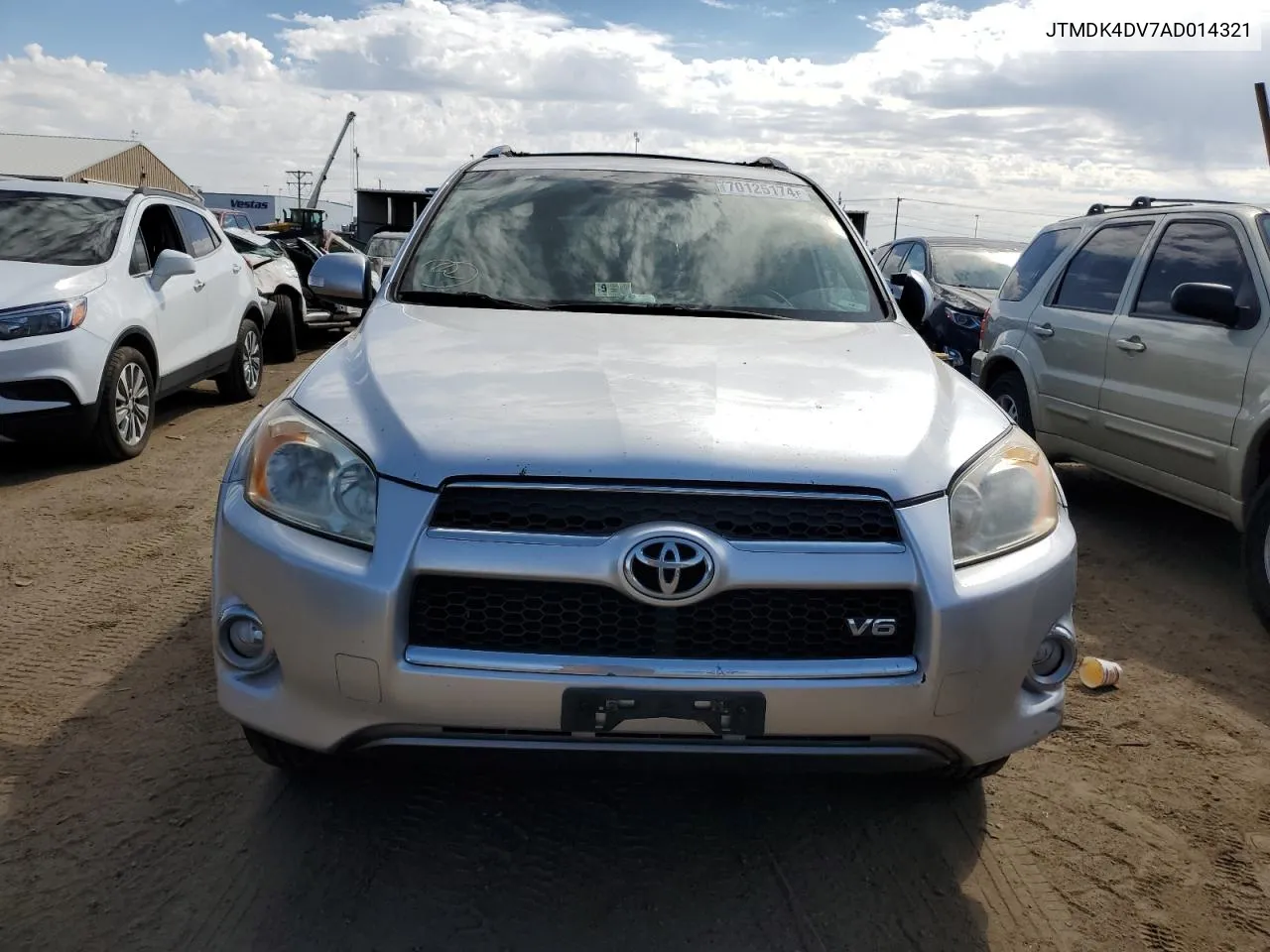 2010 Toyota Rav4 Limited VIN: JTMDK4DV7AD014321 Lot: 70125174