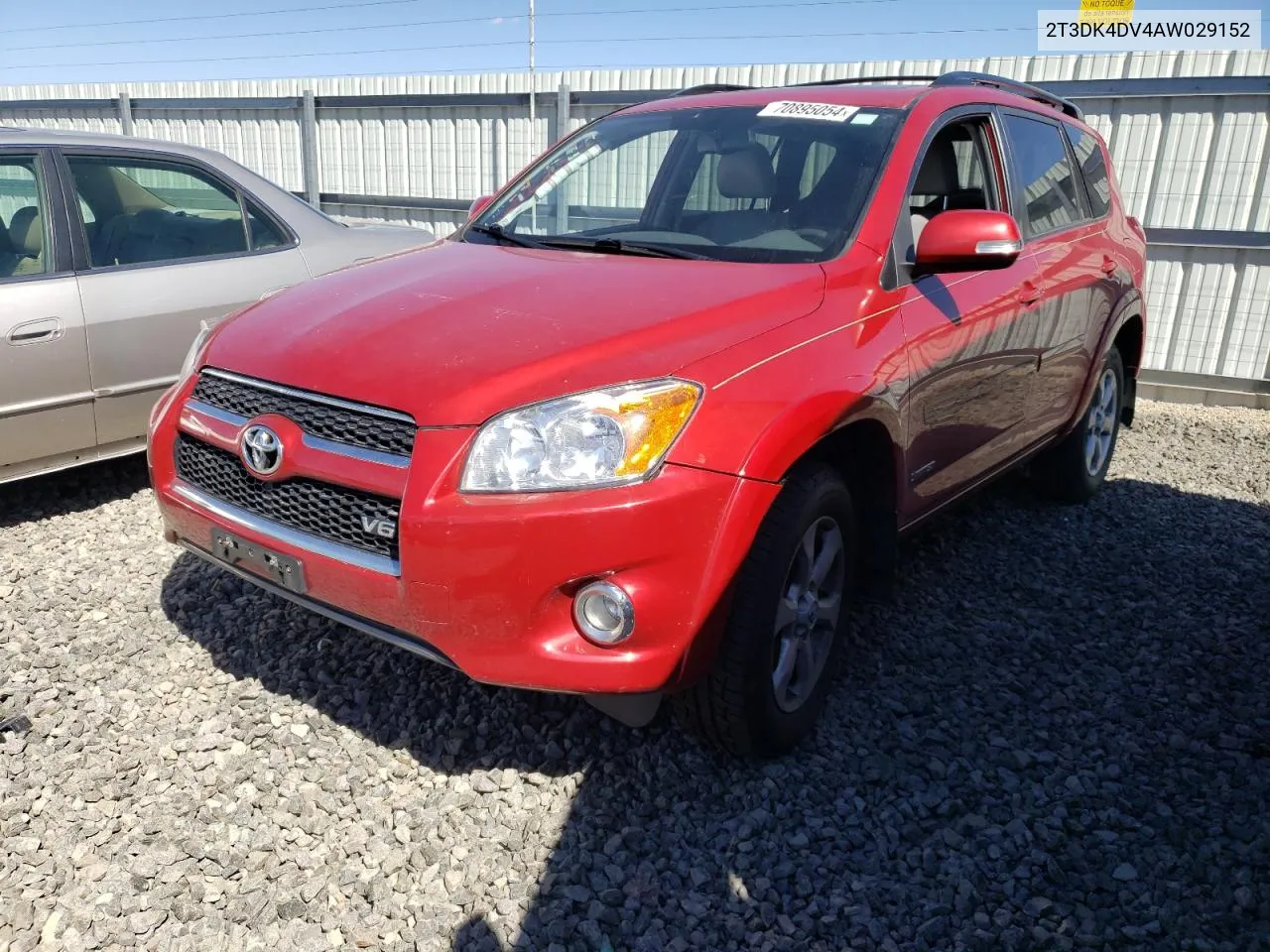 2T3DK4DV4AW029152 2010 Toyota Rav4 Limited