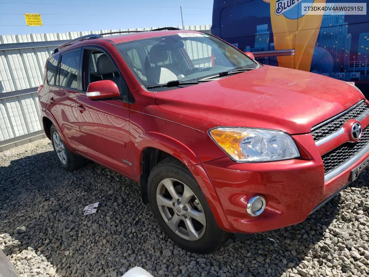 2T3DK4DV4AW029152 2010 Toyota Rav4 Limited