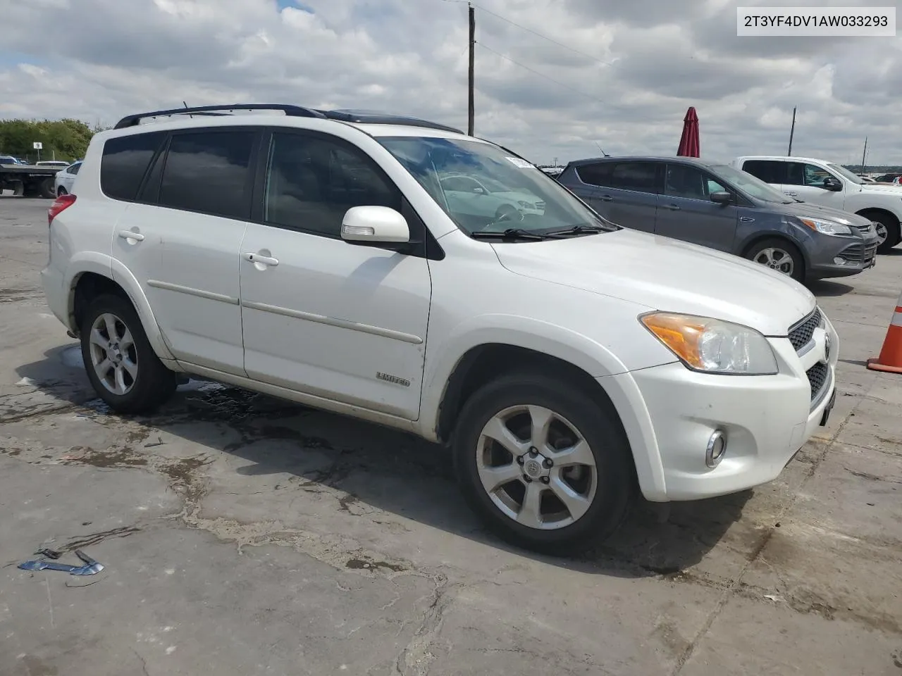 2010 Toyota Rav4 Limited VIN: 2T3YF4DV1AW033293 Lot: 71308164