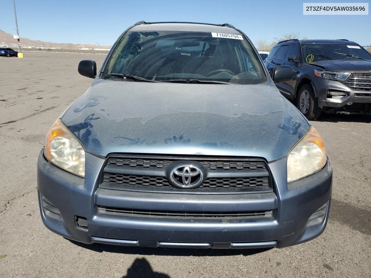 2010 Toyota Rav4 VIN: 2T3ZF4DV5AW035696 Lot: 71605794