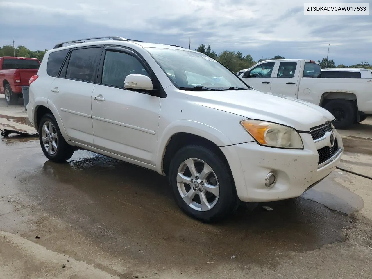 2010 Toyota Rav4 Limited VIN: 2T3DK4DV0AW017533 Lot: 72340254