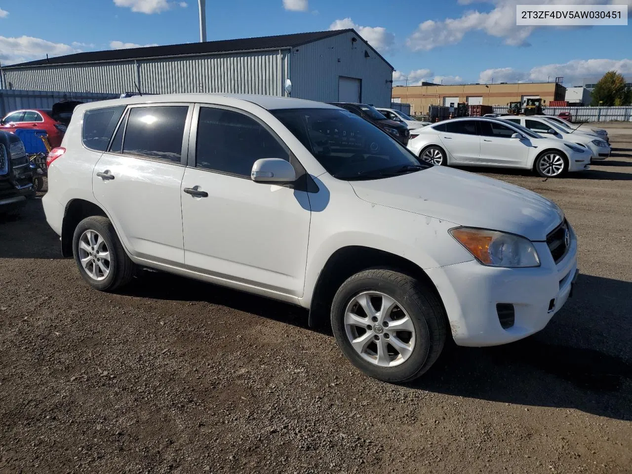 2010 Toyota Rav4 VIN: 2T3ZF4DV5AW030451 Lot: 72460834