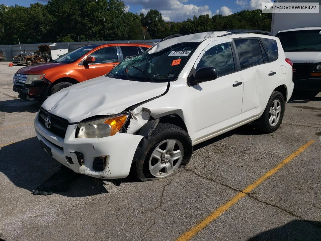 2010 Toyota Rav4 VIN: 2T3ZF4DV0AW048422 Lot: 72767324