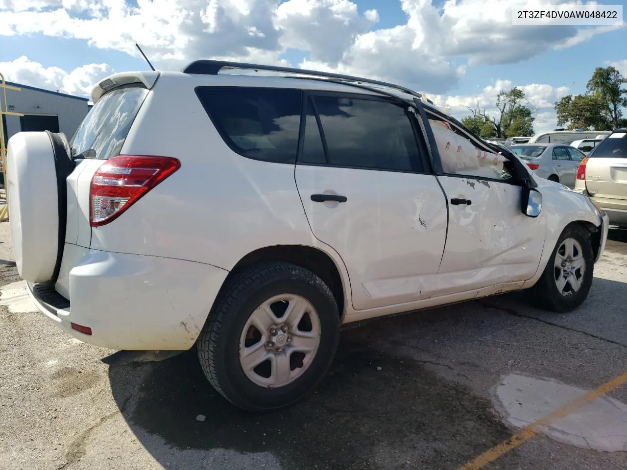 2010 Toyota Rav4 VIN: 2T3ZF4DV0AW048422 Lot: 72767324