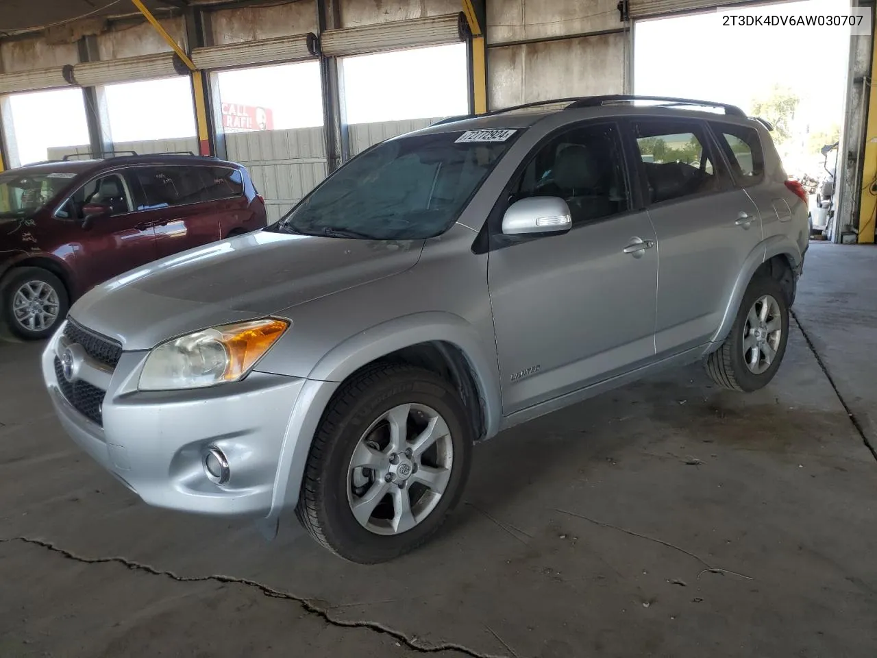 2010 Toyota Rav4 Limited VIN: 2T3DK4DV6AW030707 Lot: 72772924