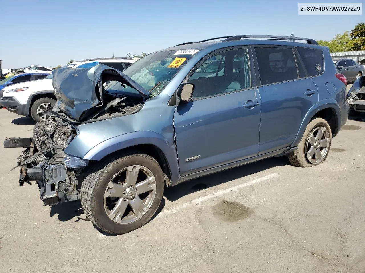 2010 Toyota Rav4 Sport VIN: 2T3WF4DV7AW027229 Lot: 72822374