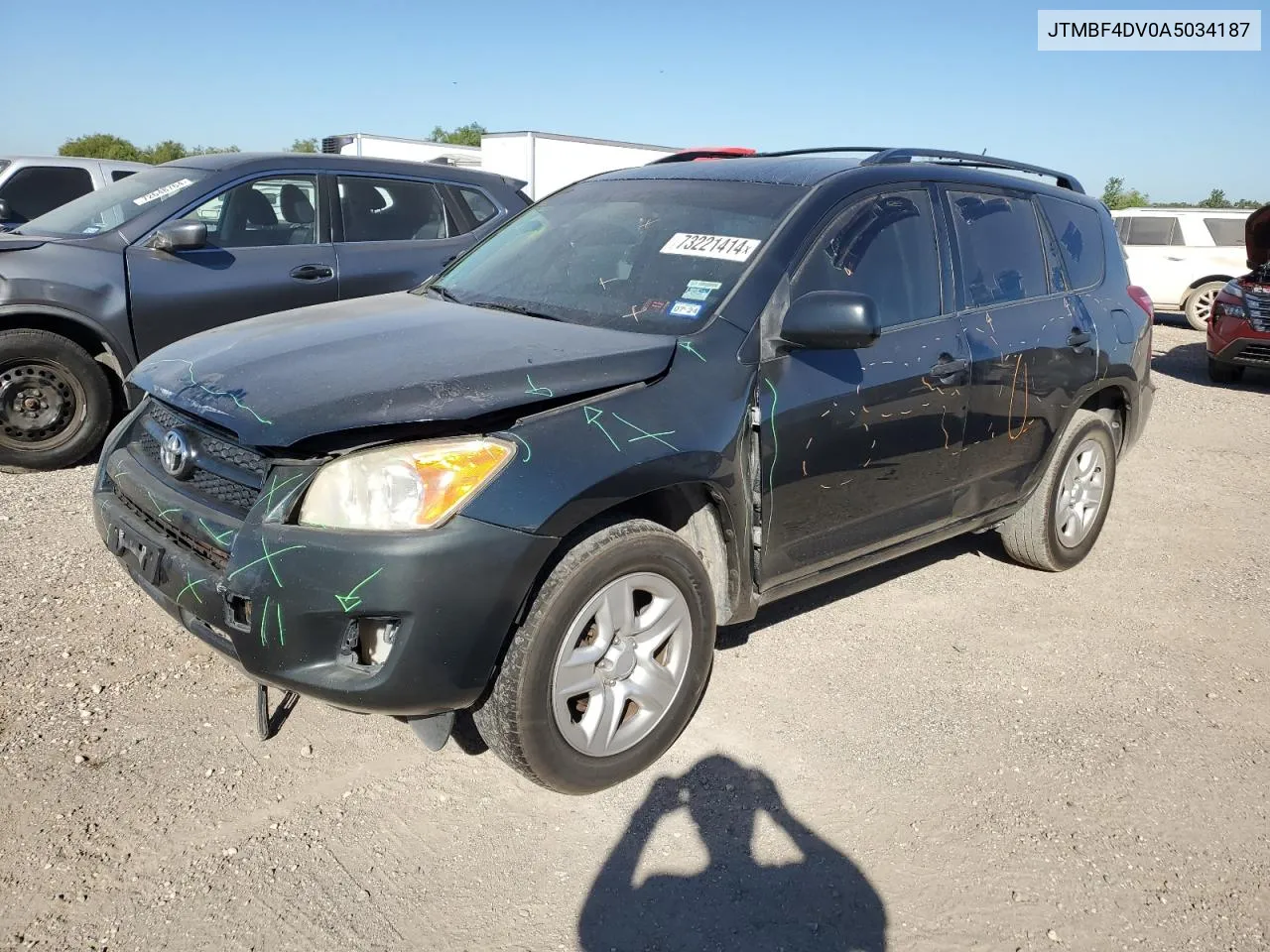 2010 Toyota Rav4 VIN: JTMBF4DV0A5034187 Lot: 73221414