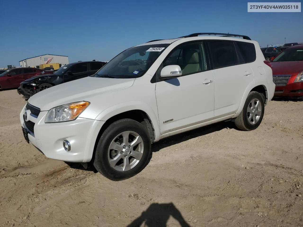 2010 Toyota Rav4 Limited VIN: 2T3YF4DV4AW035118 Lot: 73945084