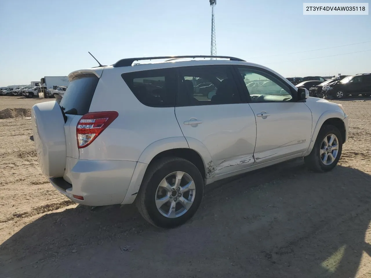 2010 Toyota Rav4 Limited VIN: 2T3YF4DV4AW035118 Lot: 73945084