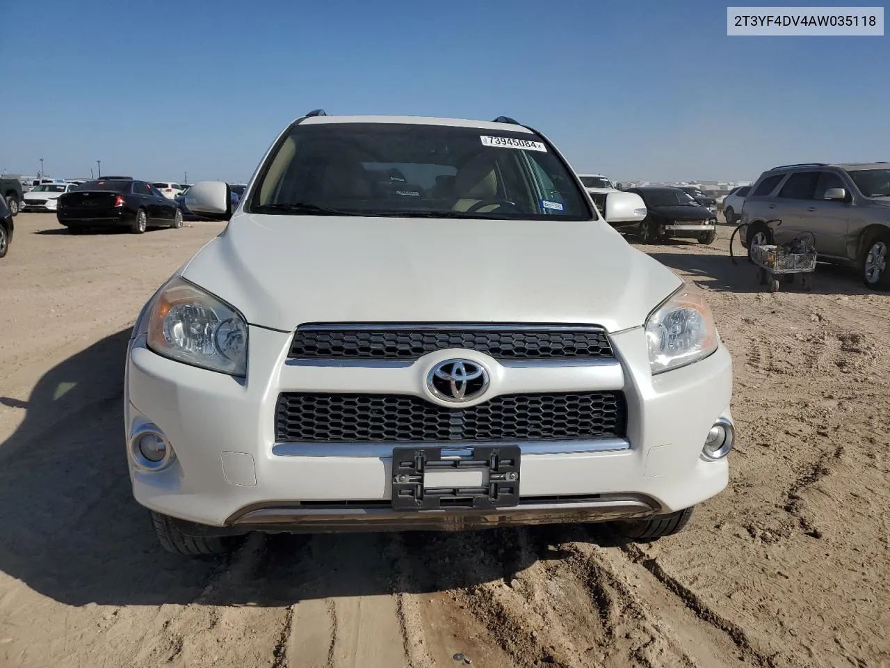 2010 Toyota Rav4 Limited VIN: 2T3YF4DV4AW035118 Lot: 73945084