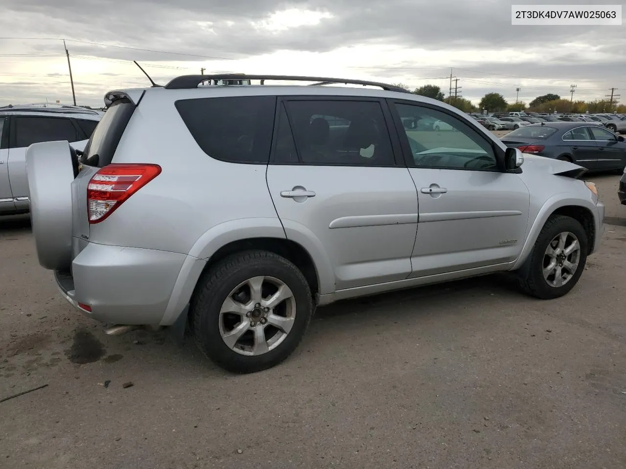 2010 Toyota Rav4 Limited VIN: 2T3DK4DV7AW025063 Lot: 74984894