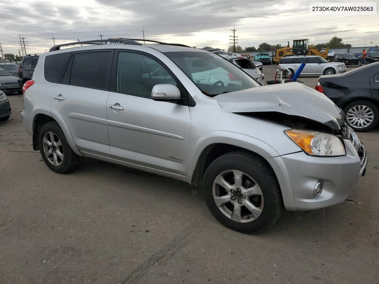 2010 Toyota Rav4 Limited VIN: 2T3DK4DV7AW025063 Lot: 74984894