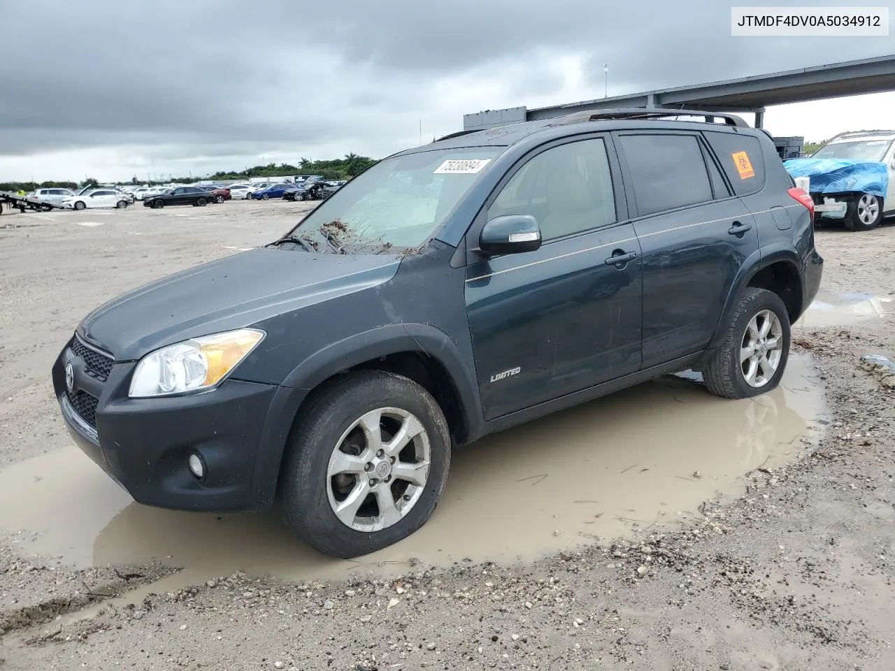 2010 Toyota Rav4 Limited VIN: JTMDF4DV0A5034912 Lot: 75230894