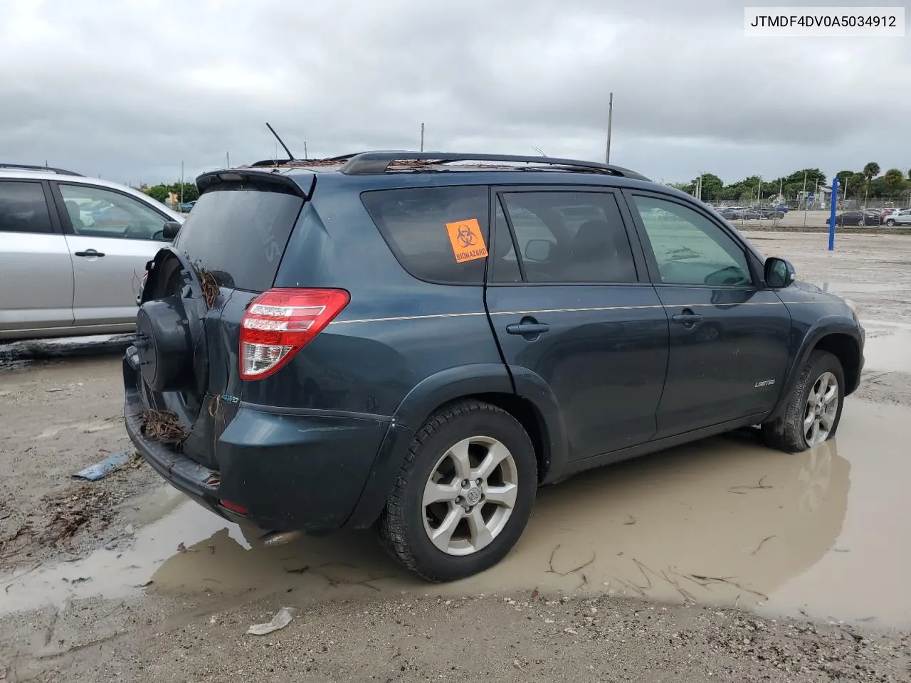 2010 Toyota Rav4 Limited VIN: JTMDF4DV0A5034912 Lot: 75230894