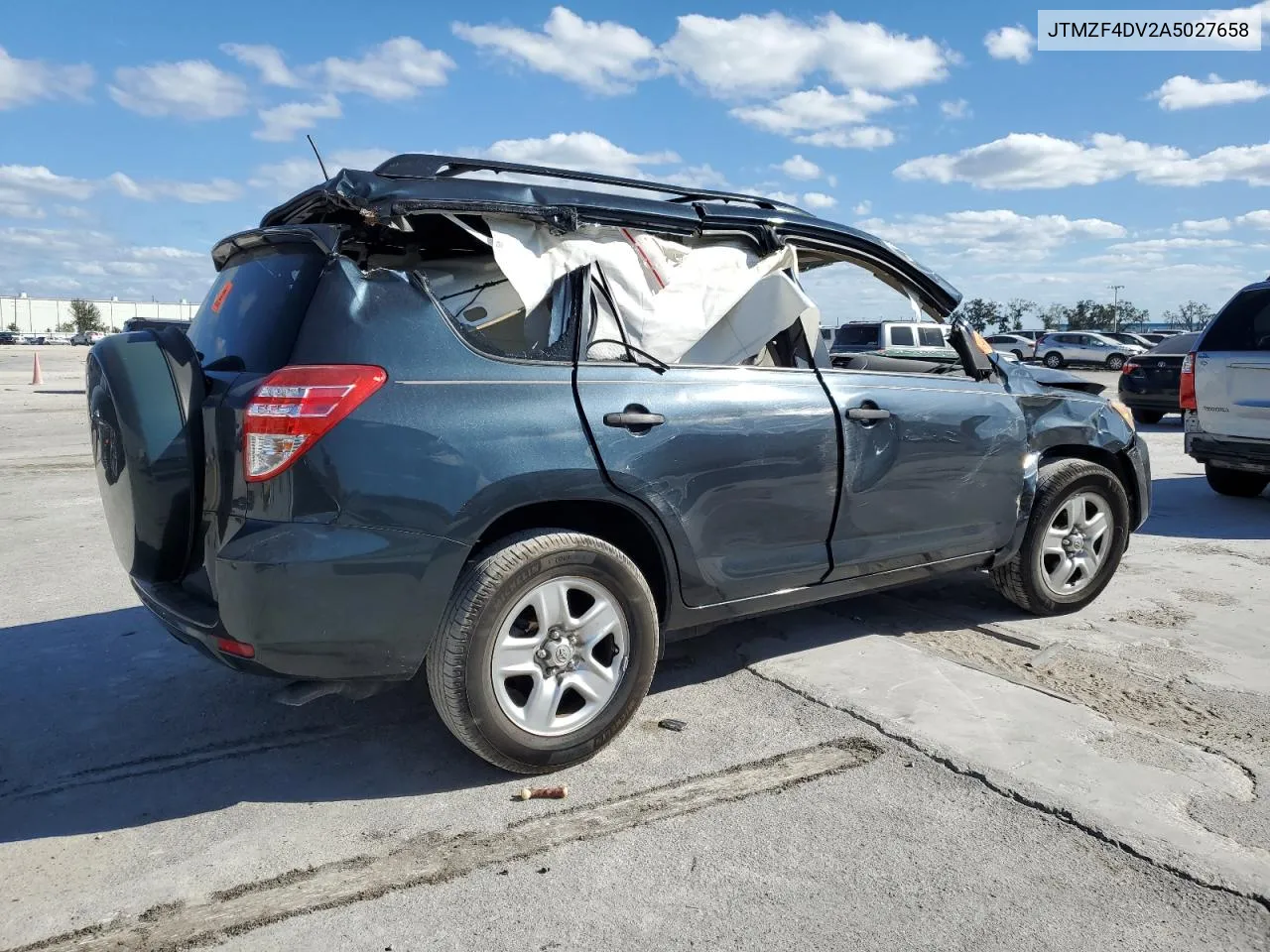 2010 Toyota Rav4 VIN: JTMZF4DV2A5027658 Lot: 75241714