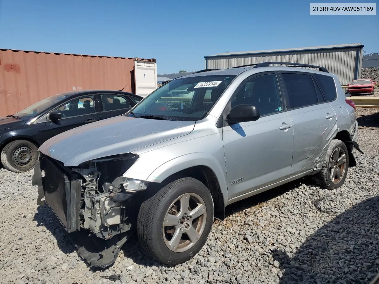 2010 Toyota Rav4 Sport VIN: 2T3RF4DV7AW051169 Lot: 75389784