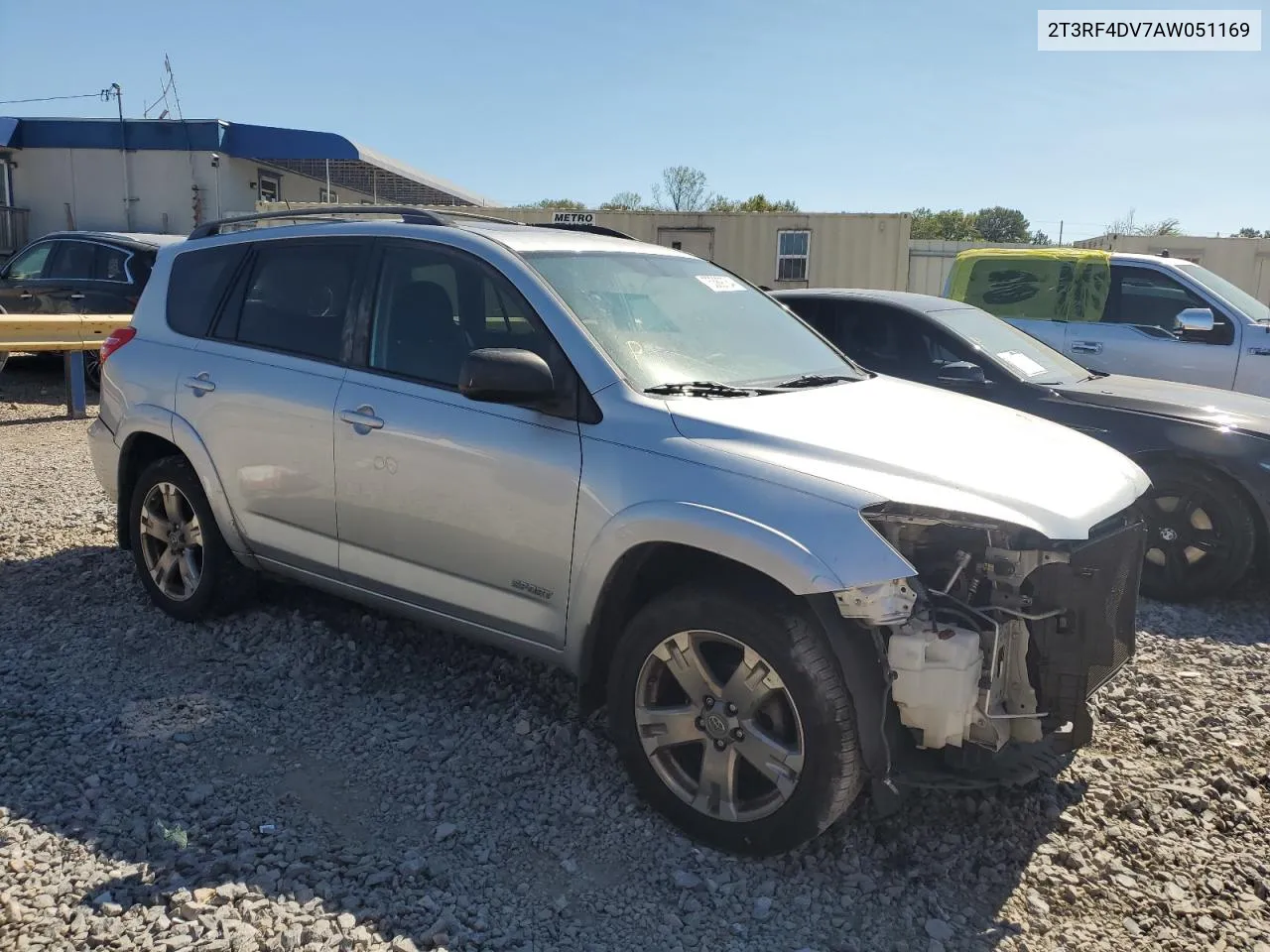 2010 Toyota Rav4 Sport VIN: 2T3RF4DV7AW051169 Lot: 75389784