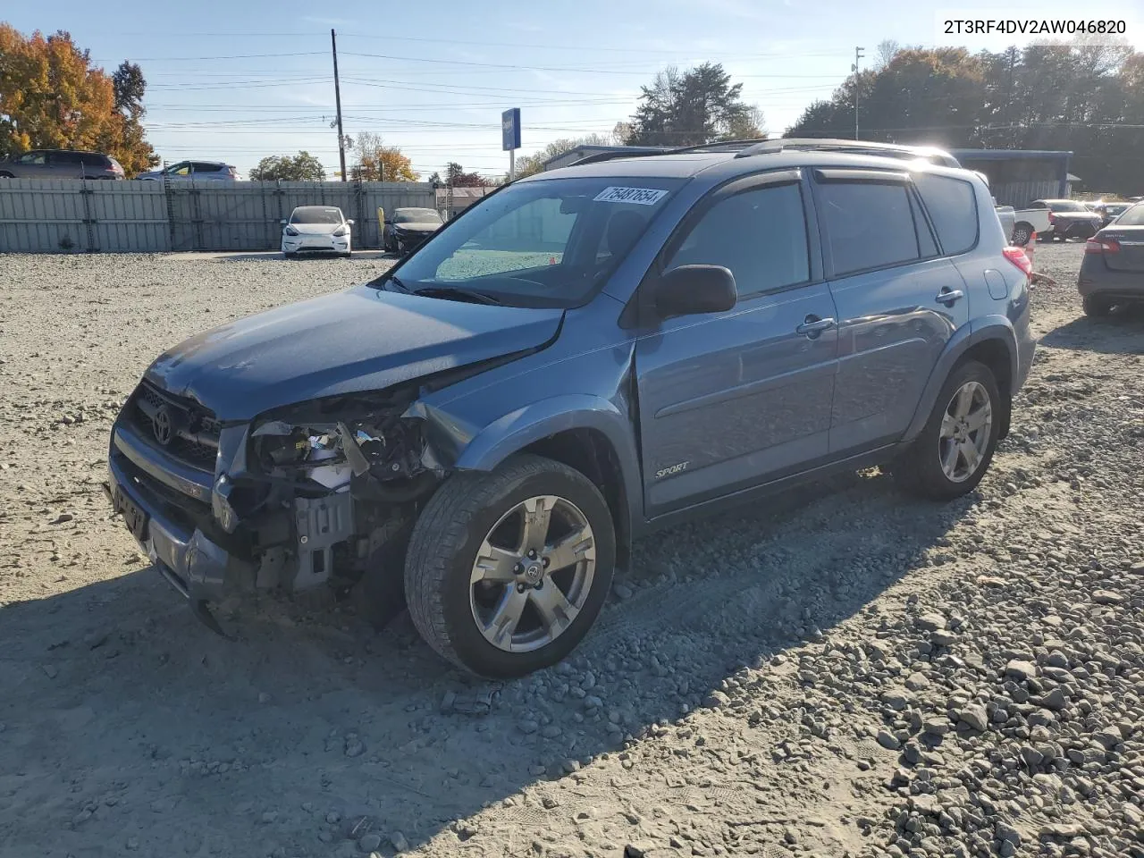 2T3RF4DV2AW046820 2010 Toyota Rav4 Sport