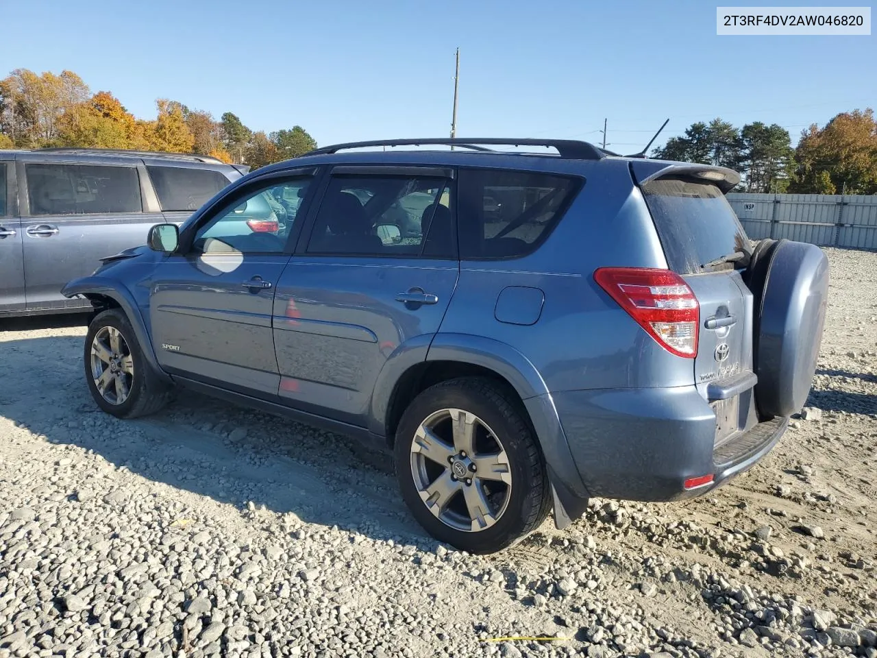 2T3RF4DV2AW046820 2010 Toyota Rav4 Sport