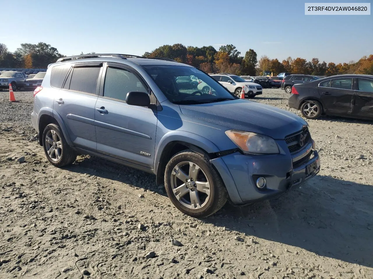 2T3RF4DV2AW046820 2010 Toyota Rav4 Sport