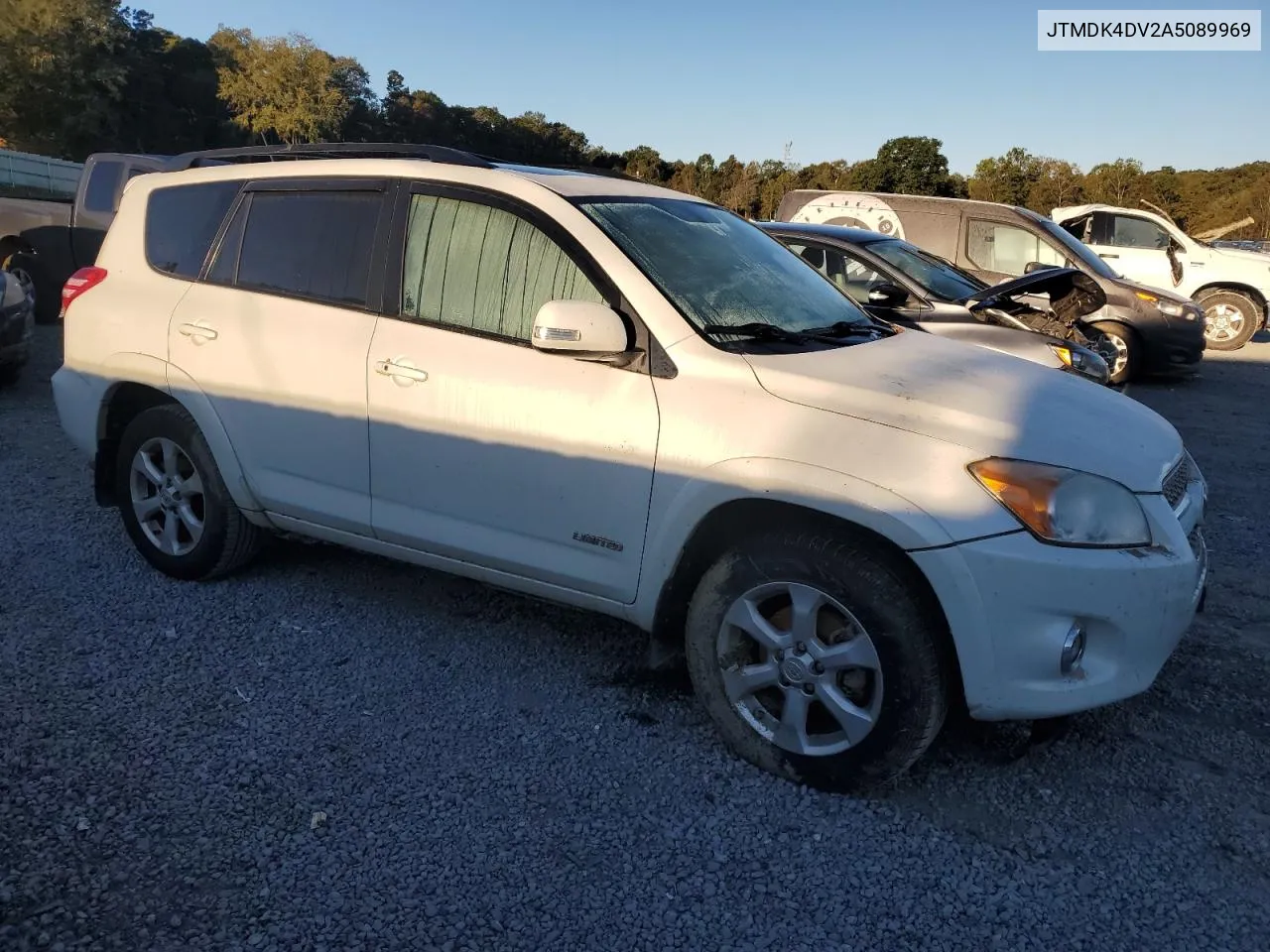 2010 Toyota Rav4 Limited VIN: JTMDK4DV2A5089969 Lot: 75625694