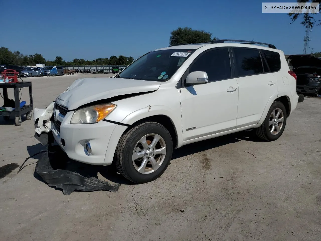 2010 Toyota Rav4 Limited VIN: 2T3YF4DV2AW024456 Lot: 75637764