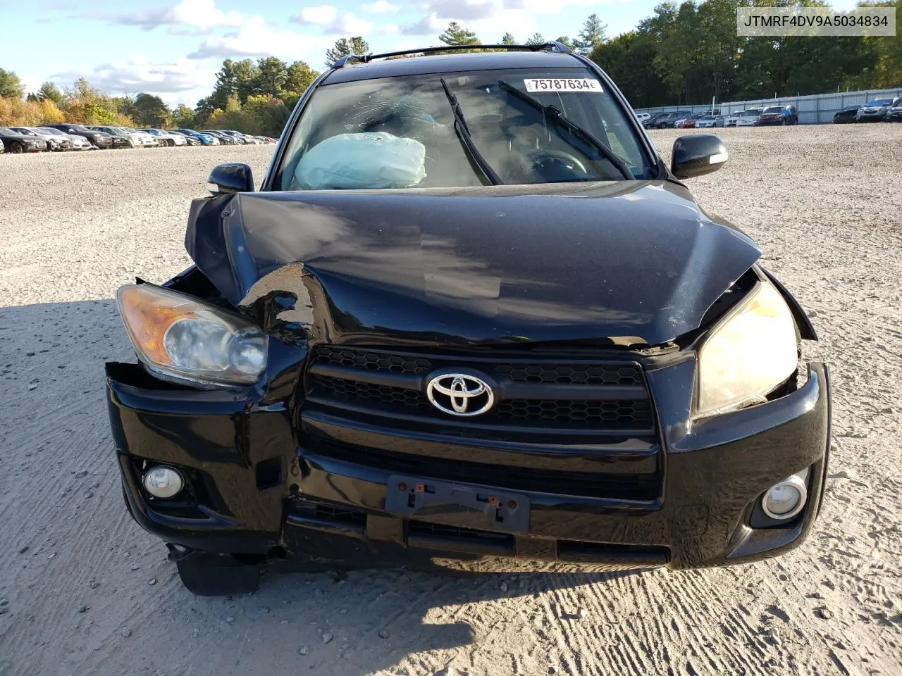 2010 Toyota Rav4 Sport VIN: JTMRF4DV9A5034834 Lot: 75787634