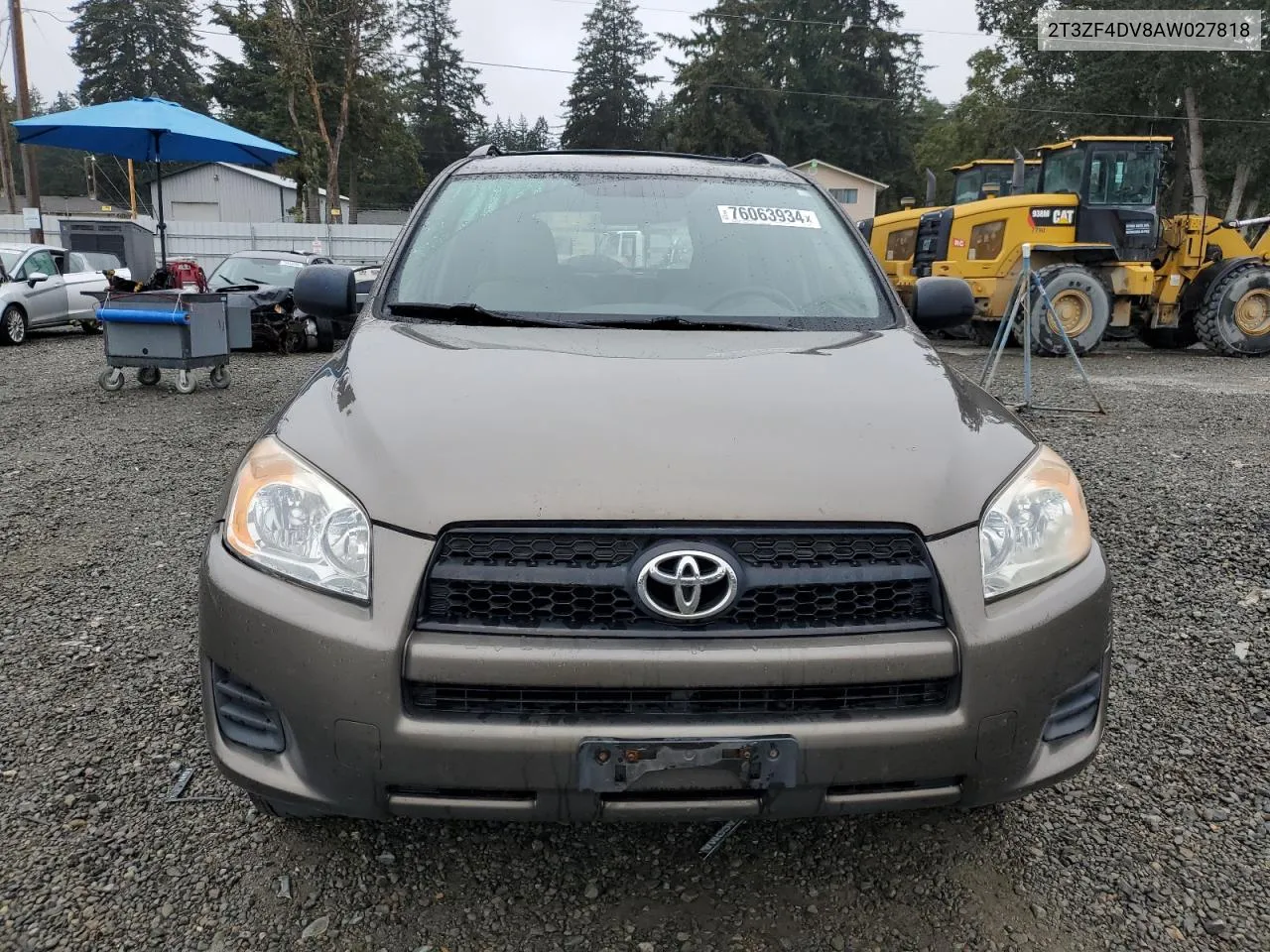 2010 Toyota Rav4 VIN: 2T3ZF4DV8AW027818 Lot: 76063934