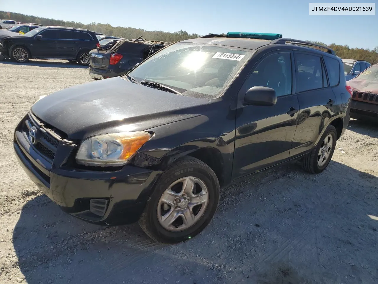 2010 Toyota Rav4 VIN: JTMZF4DV4AD021639 Lot: 76465064