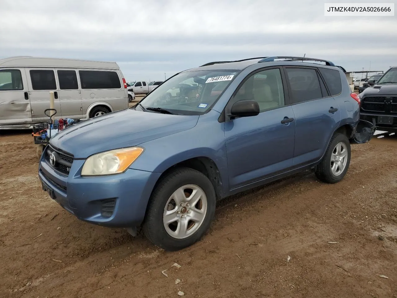 2010 Toyota Rav4 VIN: JTMZK4DV2A5026666 Lot: 76481774