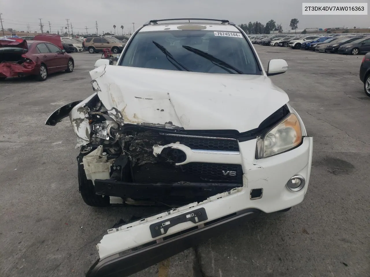 2010 Toyota Rav4 Limited VIN: 2T3DK4DV7AW016363 Lot: 76745144