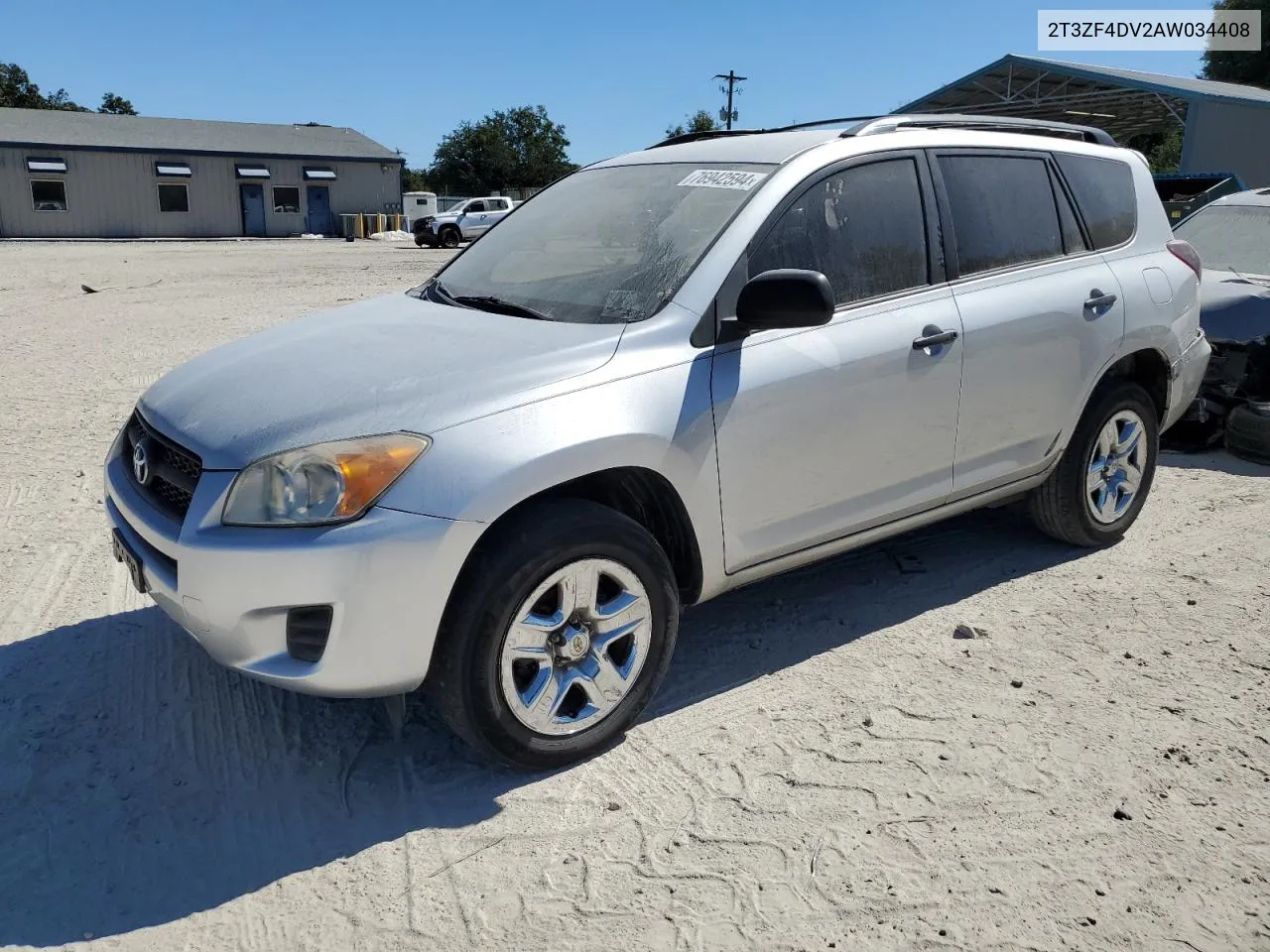 2010 Toyota Rav4 VIN: 2T3ZF4DV2AW034408 Lot: 76942594