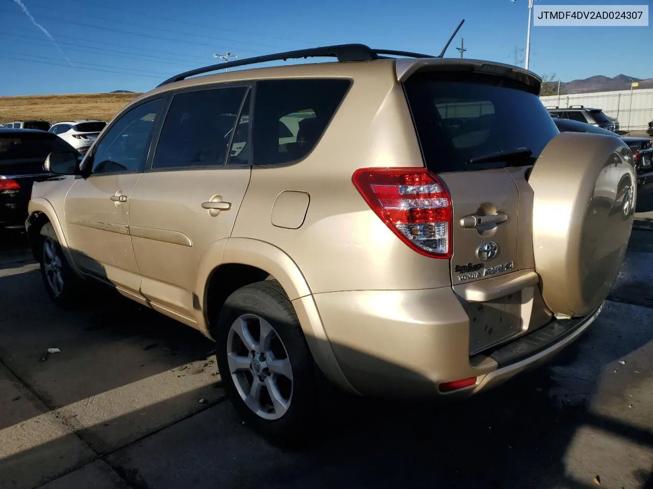 2010 Toyota Rav4 Limited VIN: JTMDF4DV2AD024307 Lot: 76959444