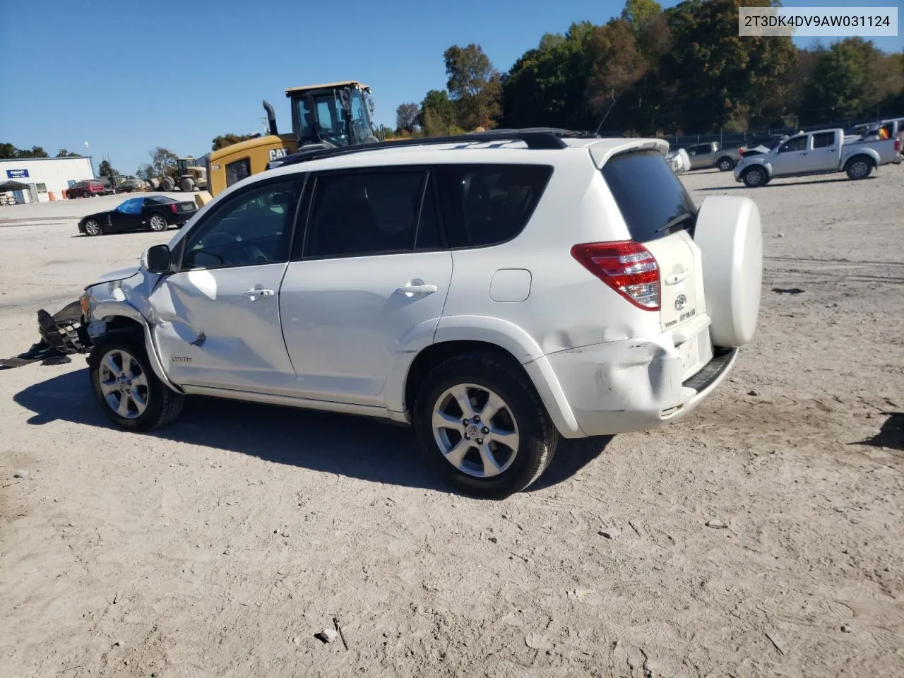 2010 Toyota Rav4 Limited VIN: 2T3DK4DV9AW031124 Lot: 77012174