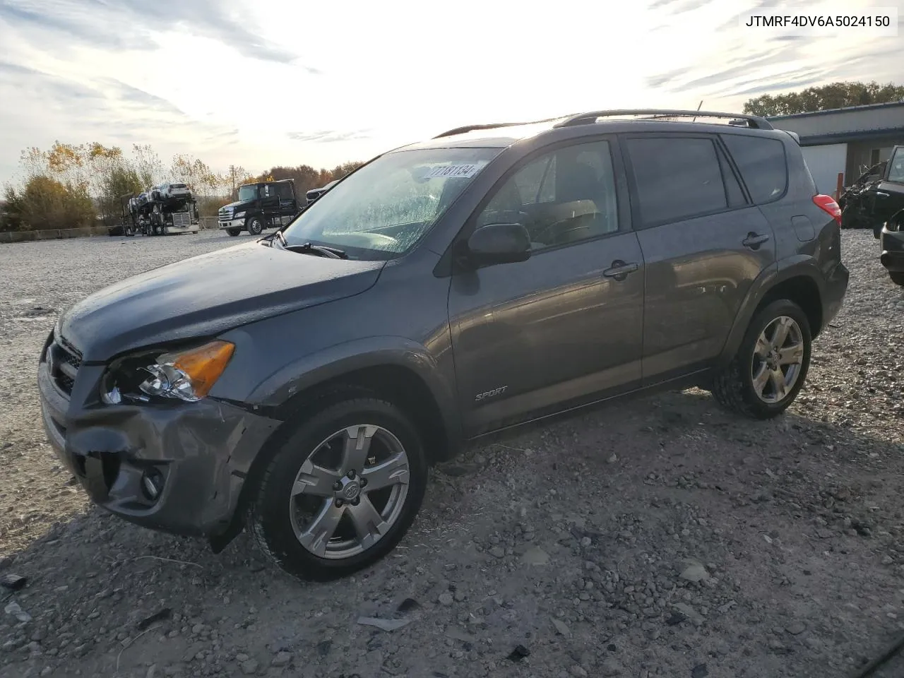 2010 Toyota Rav4 Sport VIN: JTMRF4DV6A5024150 Lot: 77181134