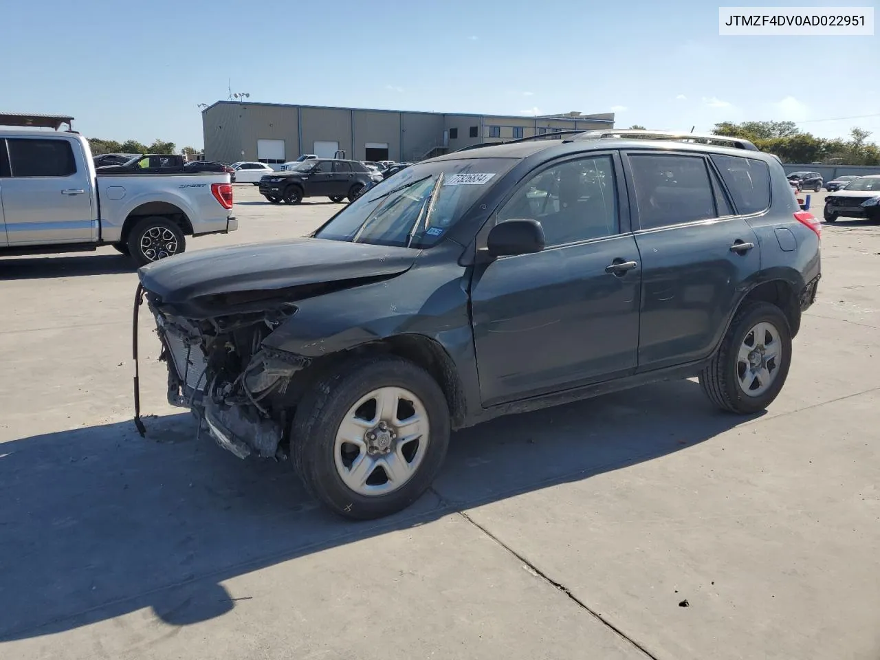 2010 Toyota Rav4 VIN: JTMZF4DV0AD022951 Lot: 77326834