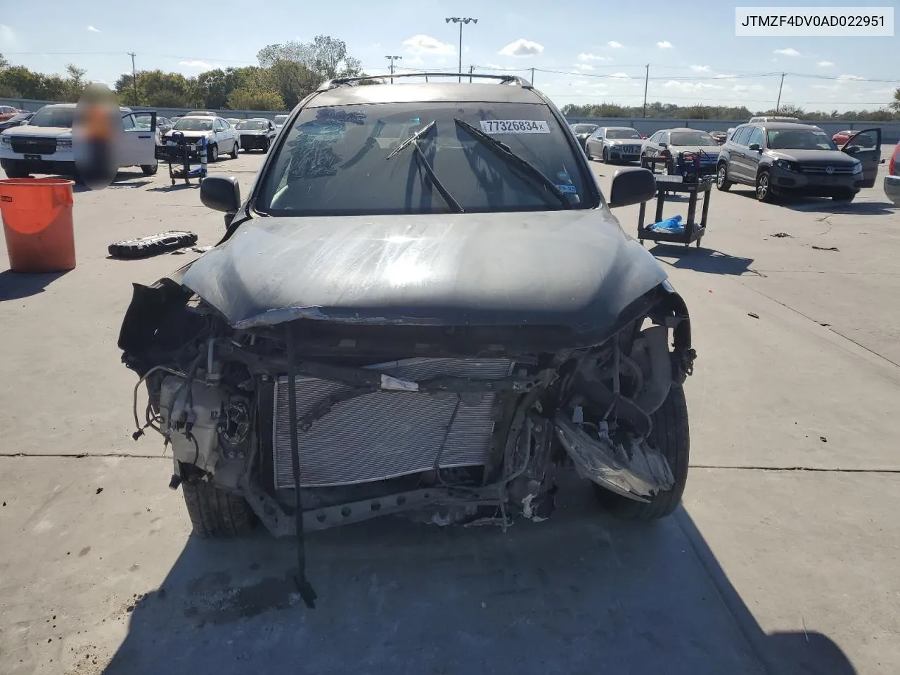 2010 Toyota Rav4 VIN: JTMZF4DV0AD022951 Lot: 77326834