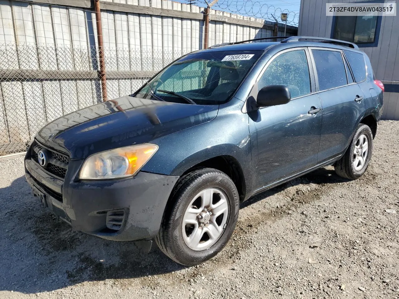 2010 Toyota Rav4 VIN: 2T3ZF4DV8AW043517 Lot: 77659704