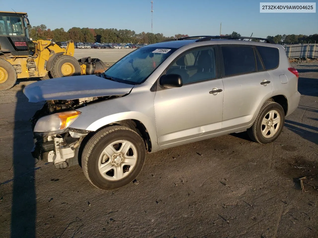 2010 Toyota Rav4 VIN: 2T3ZK4DV9AW004625 Lot: 77705984