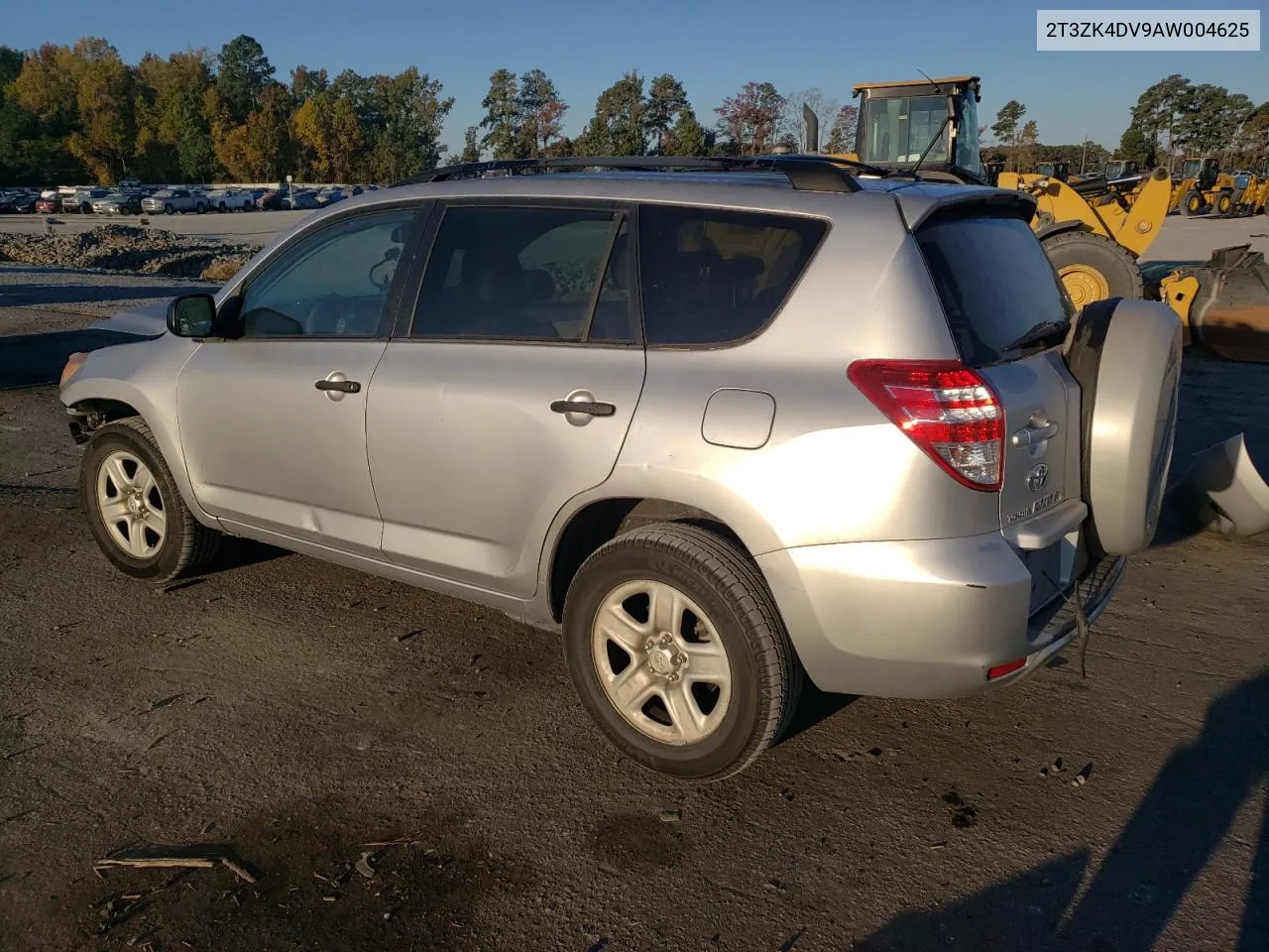 2010 Toyota Rav4 VIN: 2T3ZK4DV9AW004625 Lot: 77705984