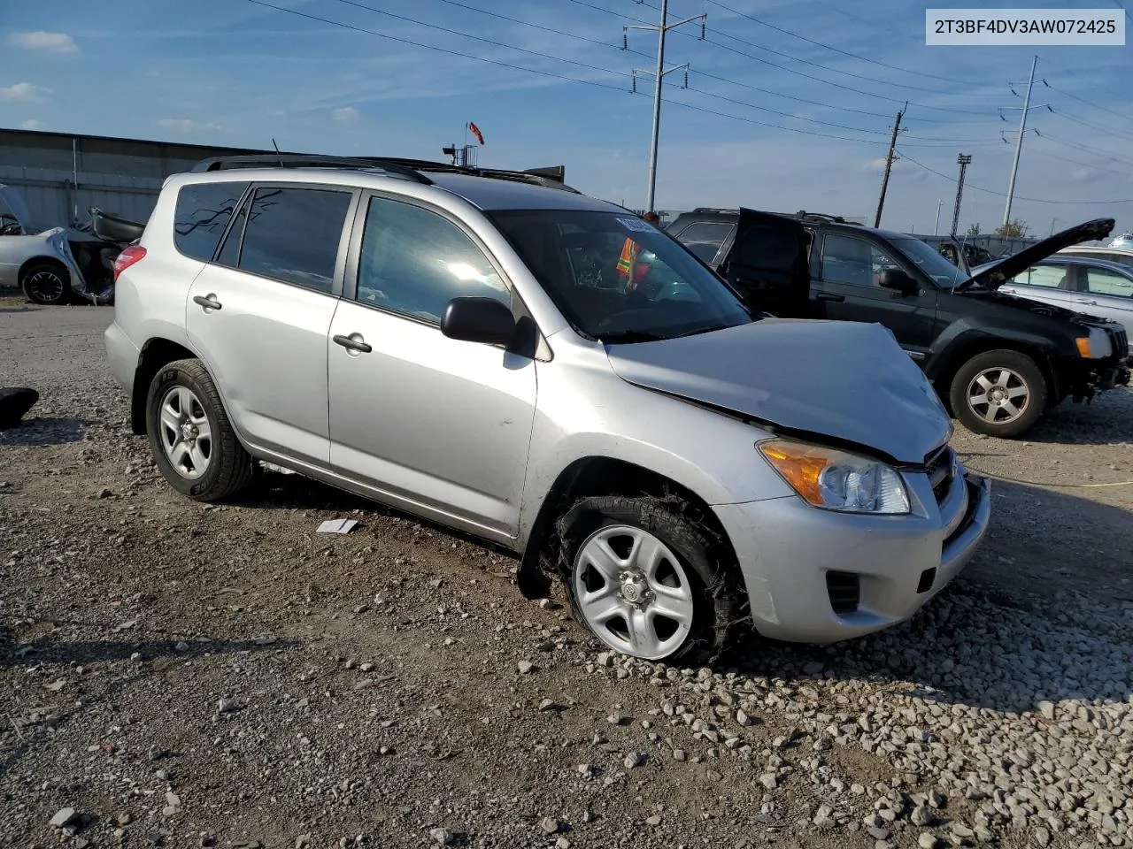 2010 Toyota Rav4 VIN: 2T3BF4DV3AW072425 Lot: 78024934