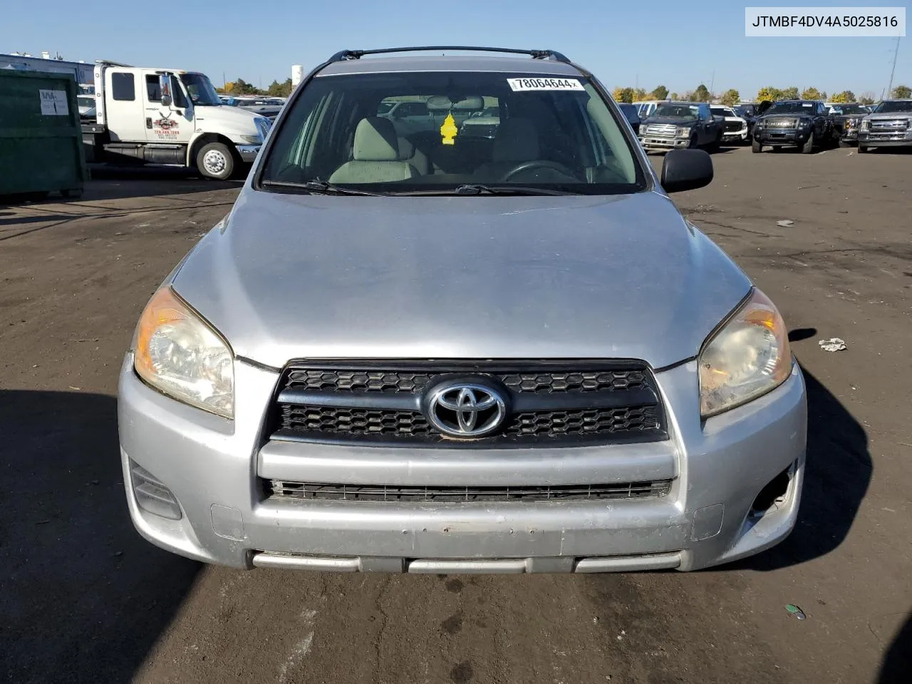 2010 Toyota Rav4 VIN: JTMBF4DV4A5025816 Lot: 78064644