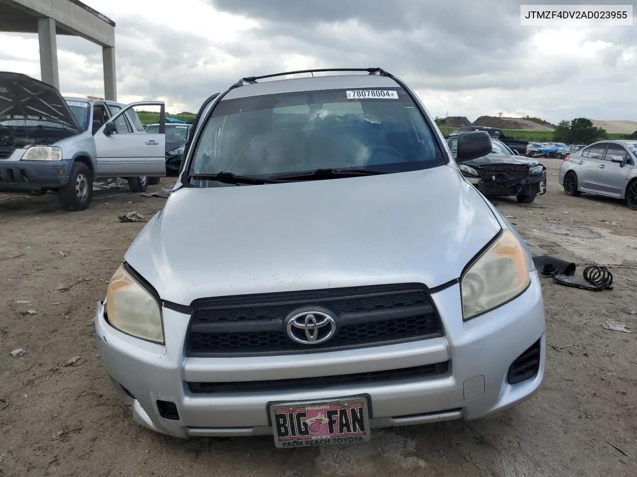 2010 Toyota Rav4 VIN: JTMZF4DV2AD023955 Lot: 78078004