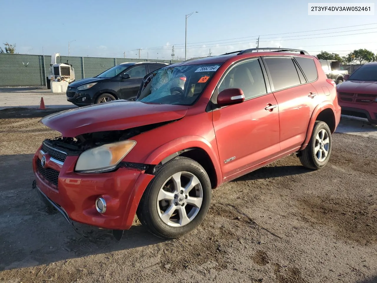 2010 Toyota Rav4 Limited VIN: 2T3YF4DV3AW052461 Lot: 78662164